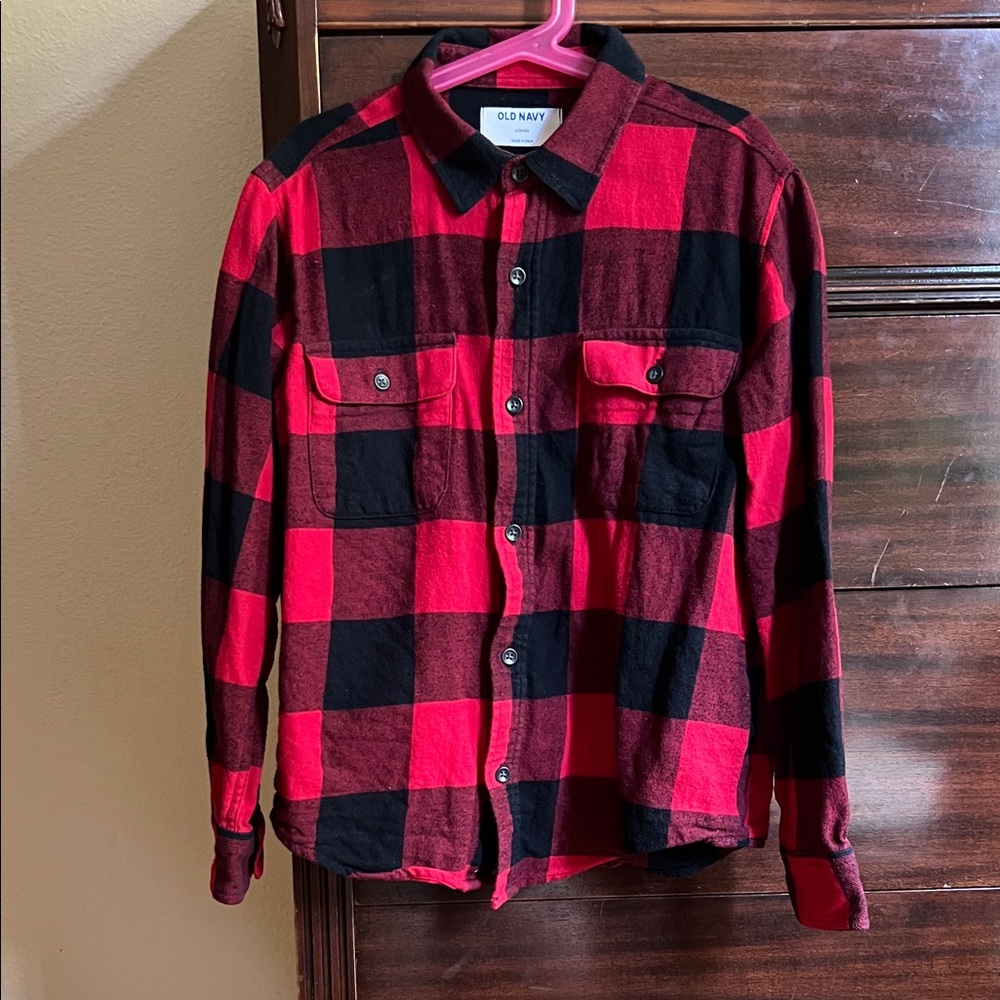 Old Navy Buffalo Check Flannel Shirt